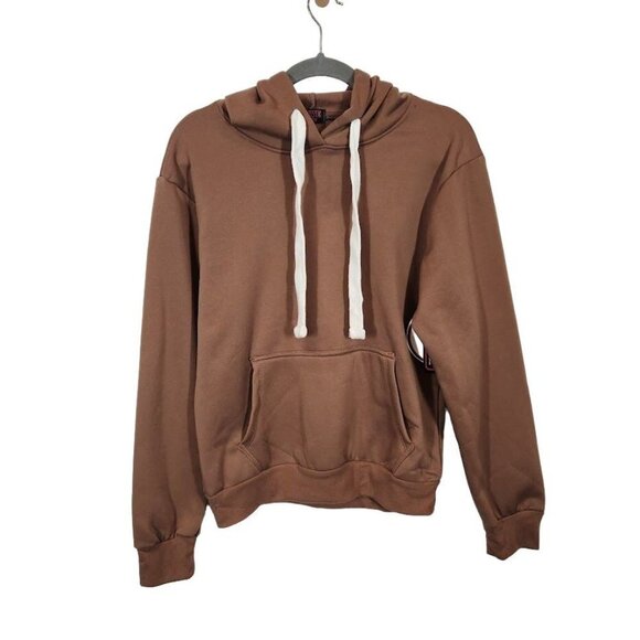 NWT LOVE NATION Pullover Hoodie In Brown Size XL - Picture 1 of 7